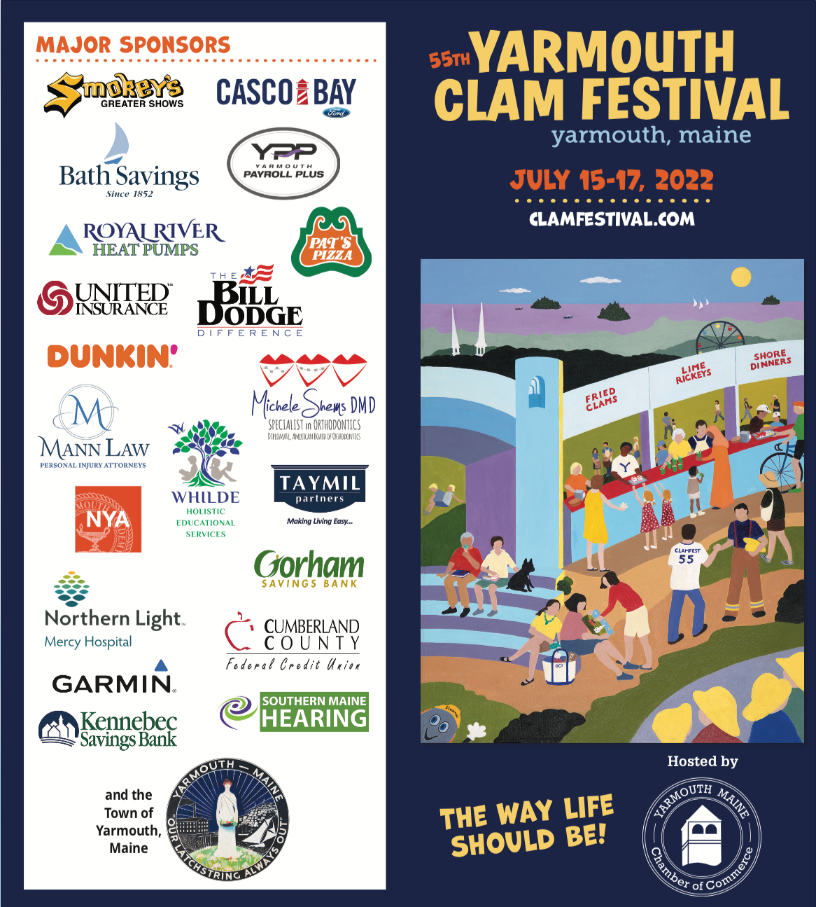 Brochure | Yarmouth Clam Festival - A Maine Summertime Tradition Since ...